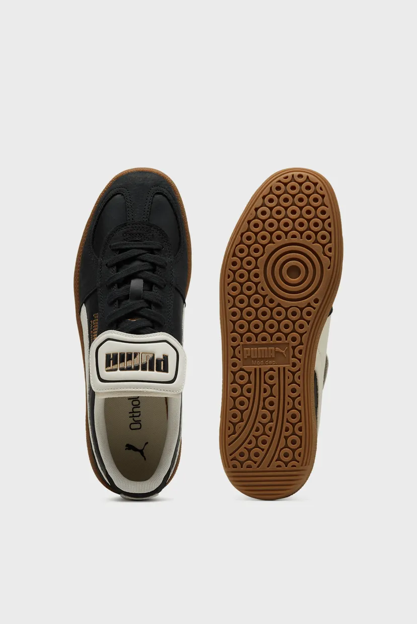 Черные кожаные сникерсы Palermo Premium Sneakers 4