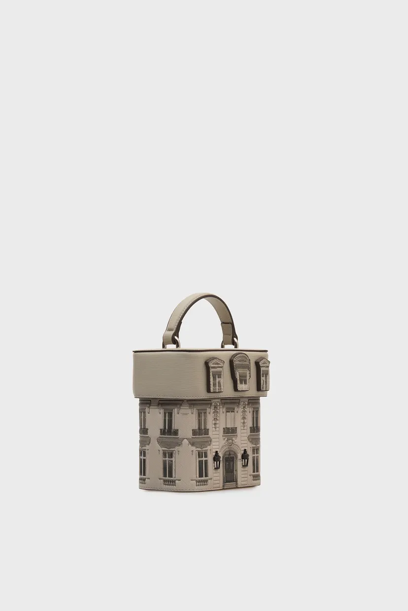 Женская серая сумка MINI TOTE 3