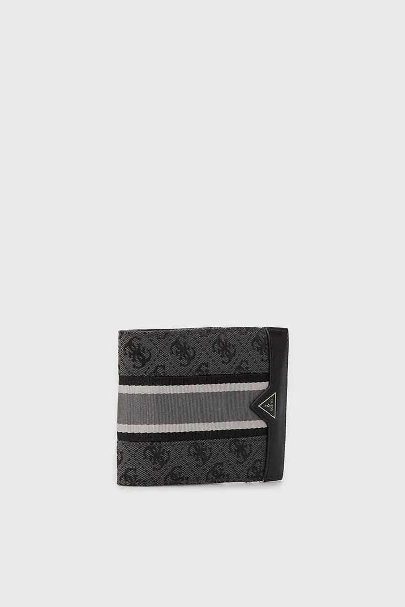 Мужской серый кошелек с узором MADRID BILLFOLD W COIN POCKET 3