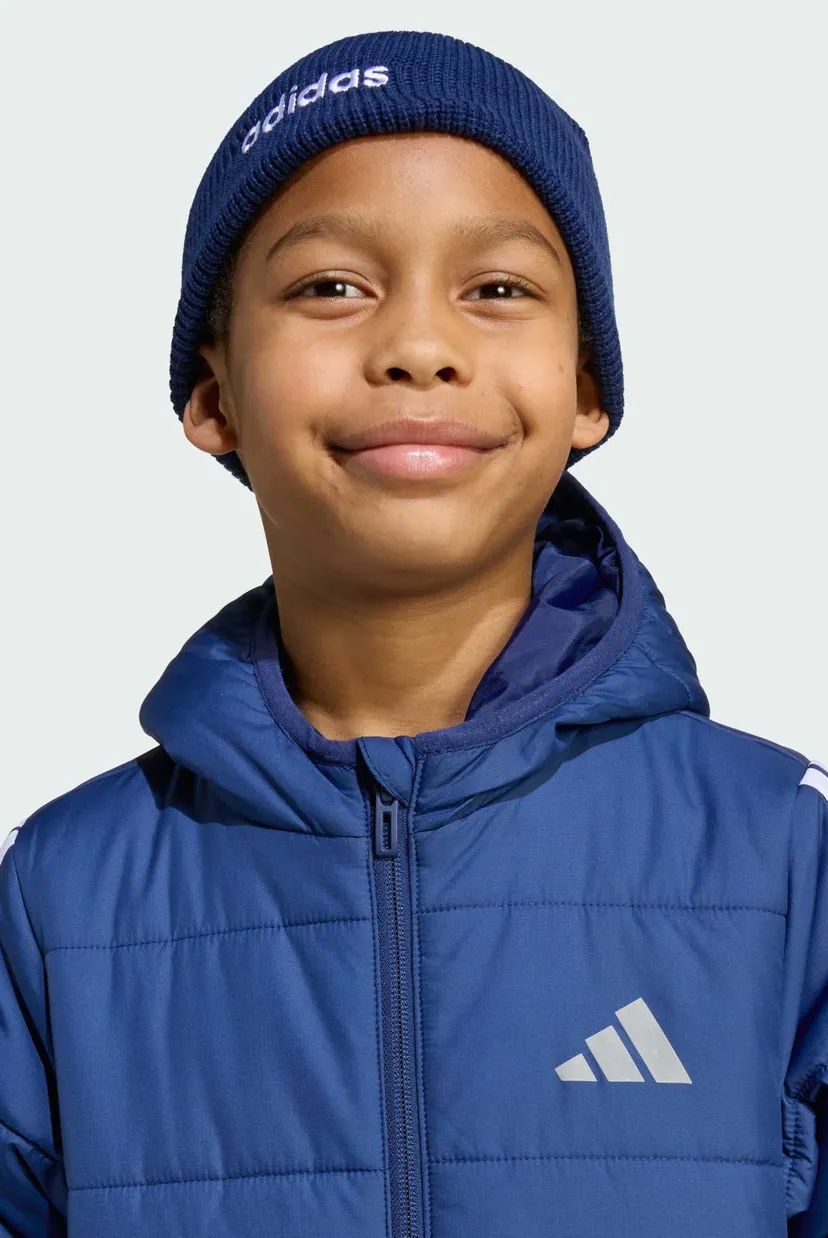 Детская синяя куртка Essentials 3-Stripes Padded Kids 6