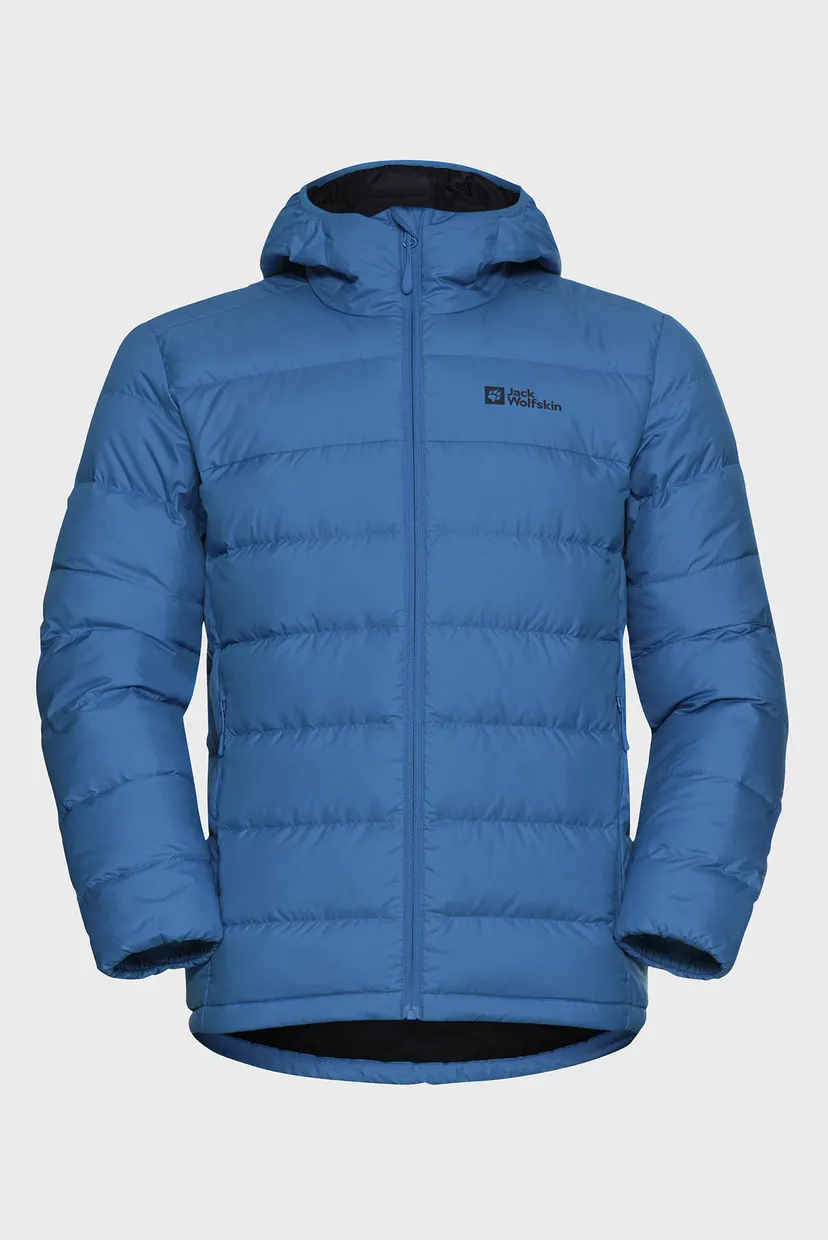 Мужской голубой пуховик ATHER DOWN HOODY M RDS 7