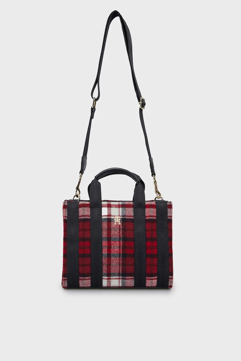 Жіноча картата сумка TH IDENTITY SMALL TOTE CHECK 5