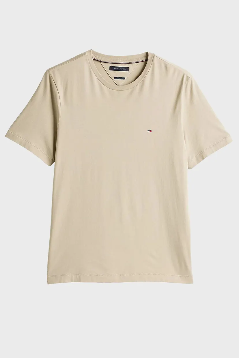 Мужская бежевая футболка ESS SEASONAL REG FIT SOLID TEE 5