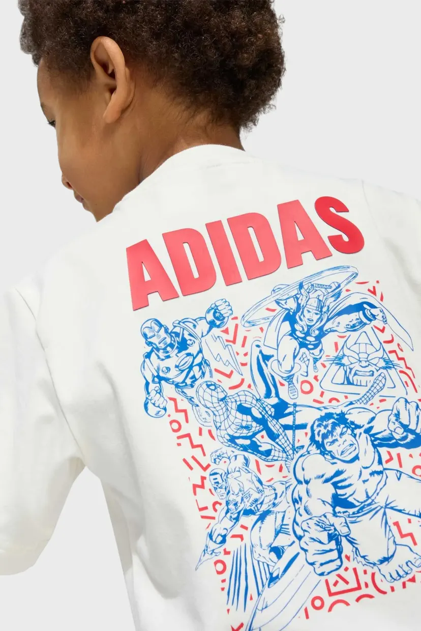Дитяча біла футболка ADIDAS MARVEL AVENGERS 5
