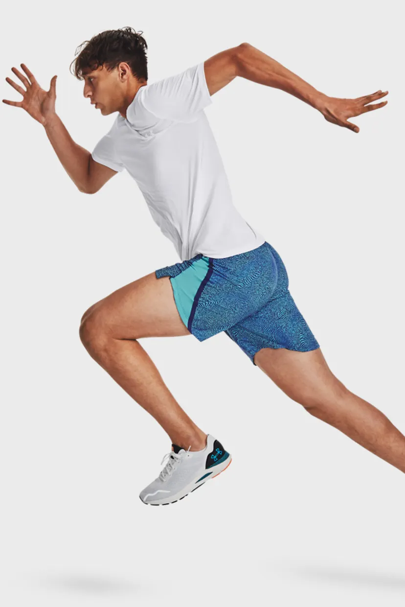 Мужская белая футболка UA SEAMLESS STRIDE SS 5