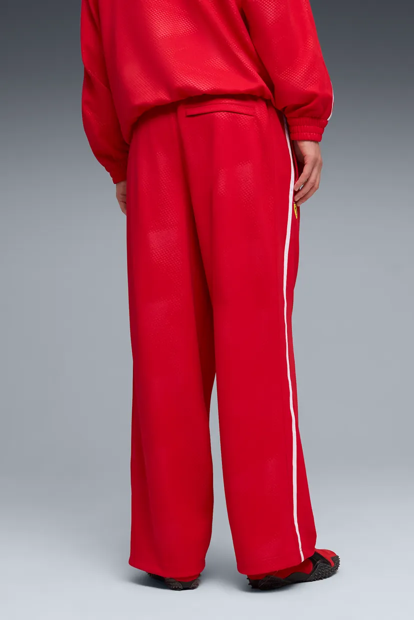 Чоловічі червоні спортивні штани Scuderia Ferrari T7 Oversized Track Pants Men 3