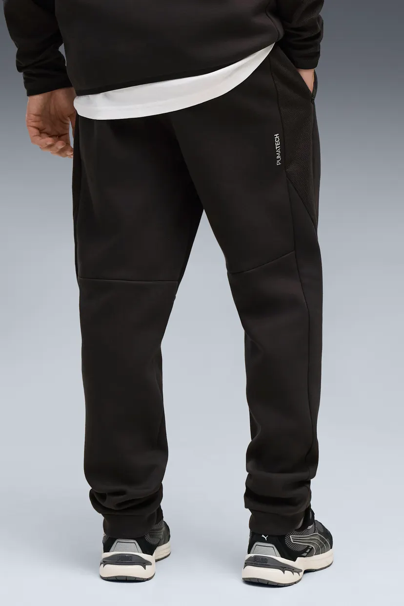 Мужские черные спортивные брюки PUMATECH Elevated Pants Men 3