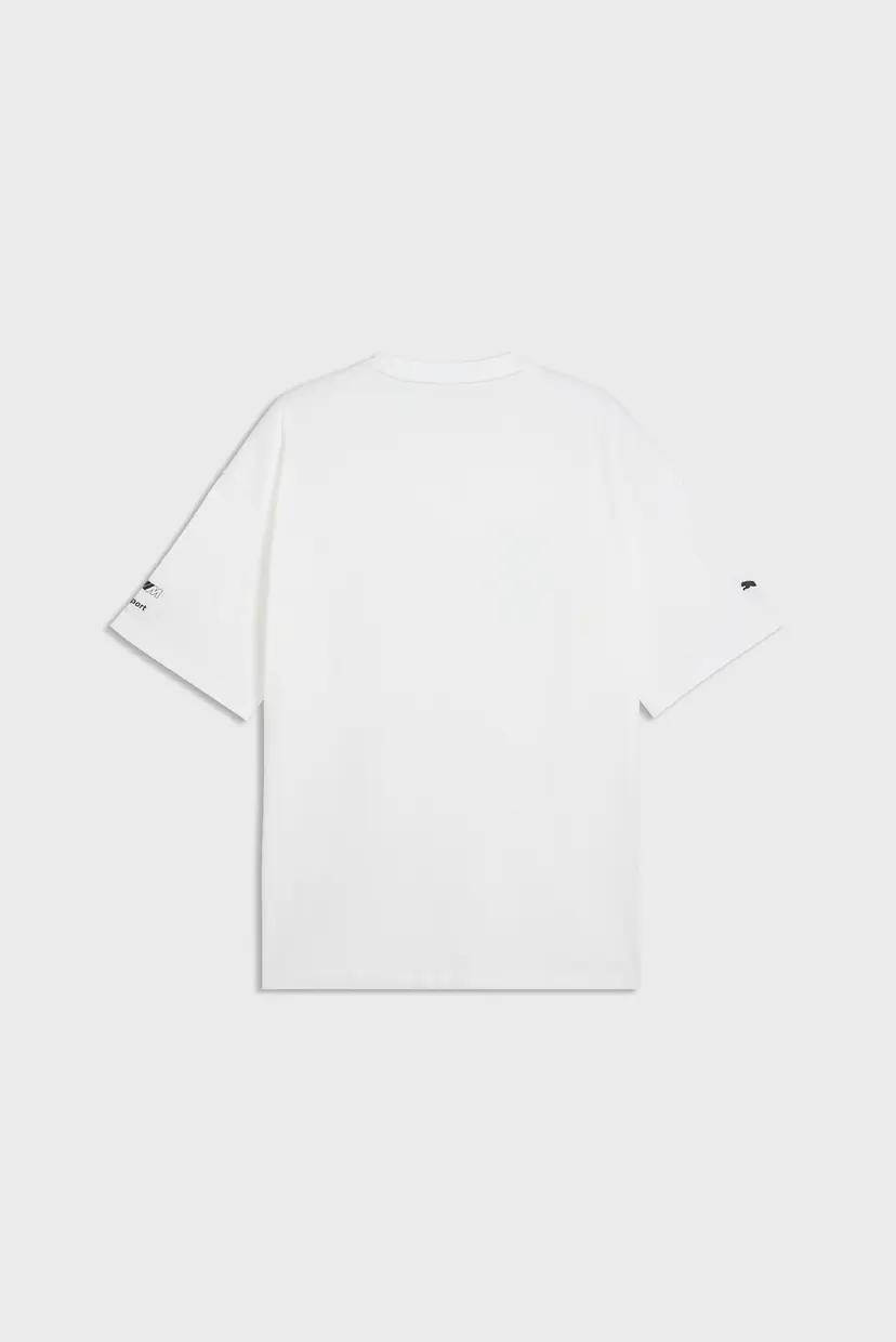 Мужская белая футболка BMW M MOTORSPORT Lifestyle Relaxed Tee Men 5