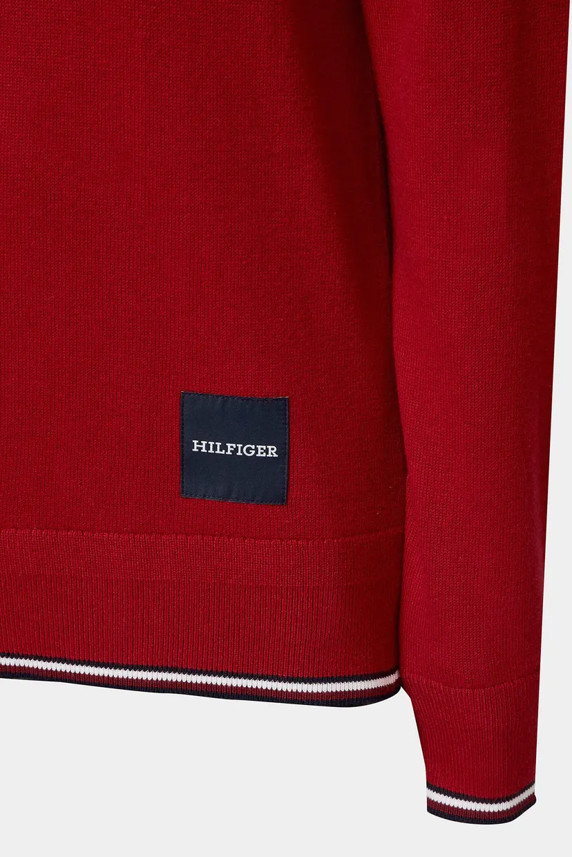 Мужской красный джемпер MONOTYPE GS TIPPED CREW NECK 4