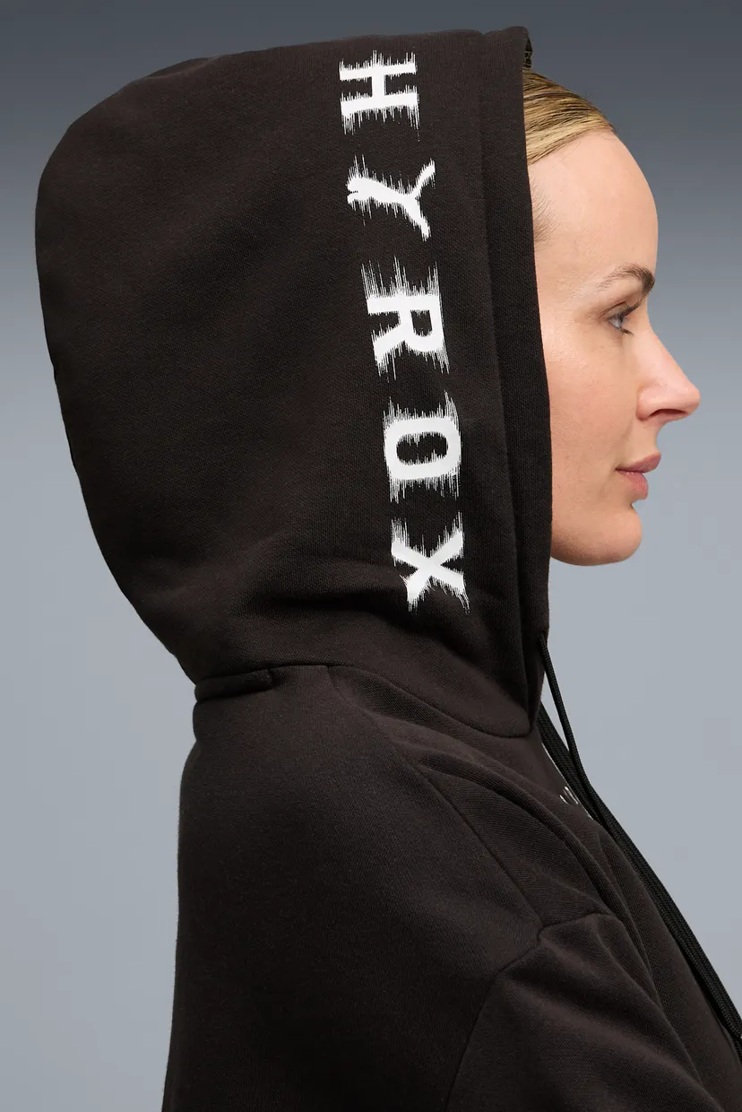 Женское черное худи PUMA x HYROX Heavyweight Hoodie Women 4