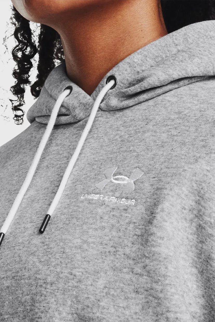 Жіноче світло-сіре худі Essential Flc OS Hoodie 4