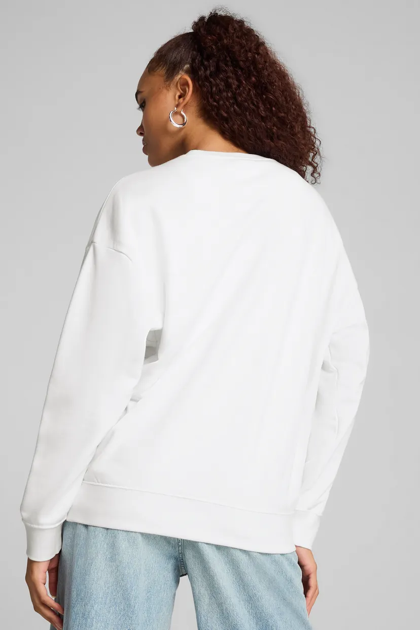 Женский белый свитшот Essentials Oversized Crew Women 3