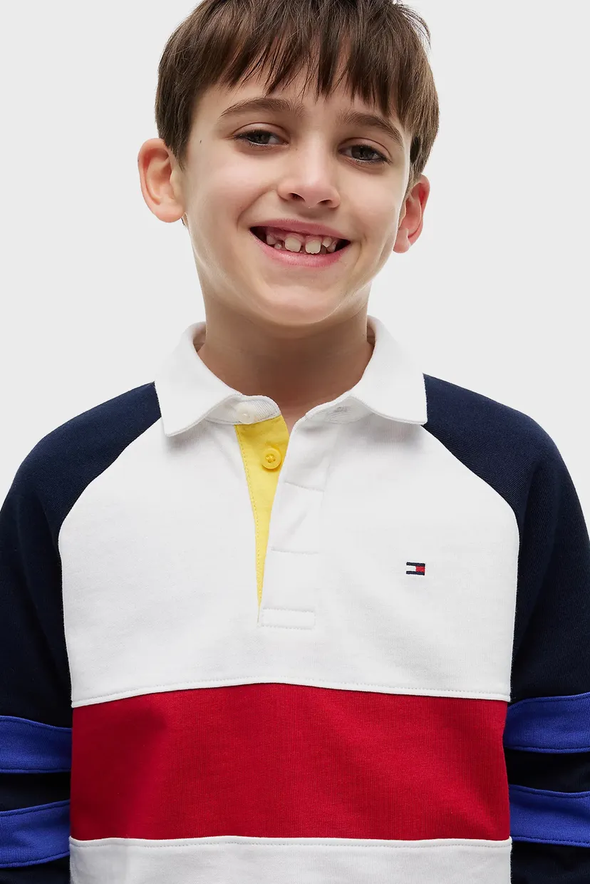 Детское поло COLOURBLOCK POLO SWEATSHIRT 4