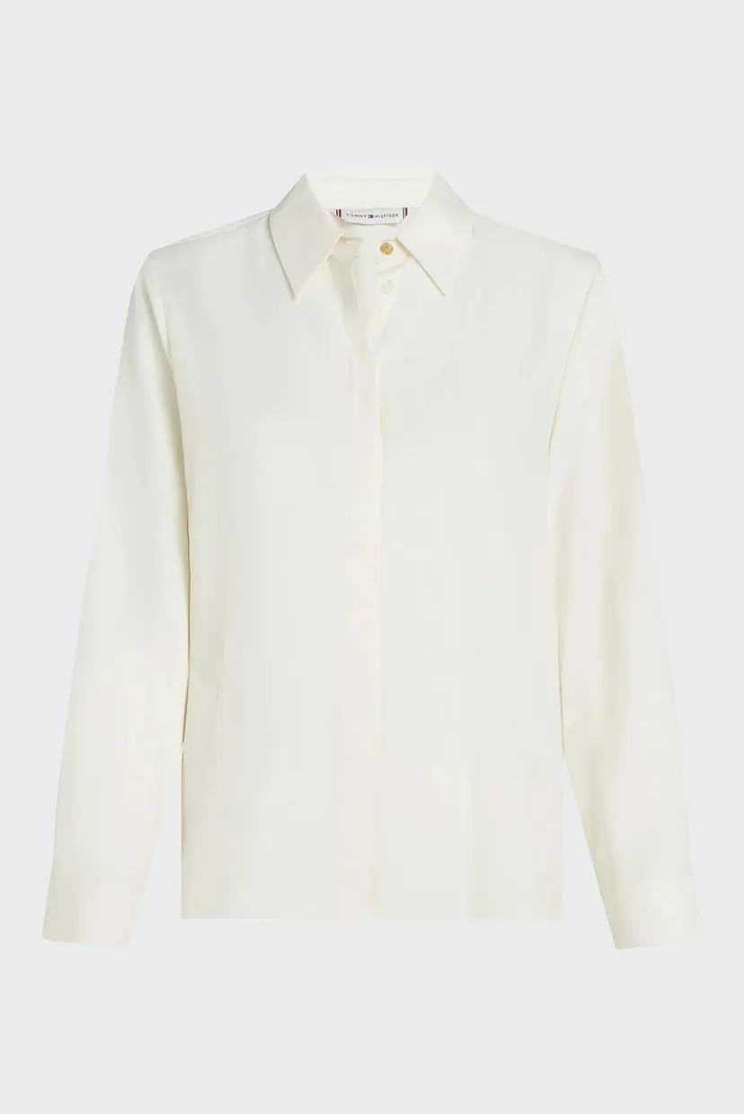 Жіноча біла блуза SOFT VISCOSE REGULAR LS 5