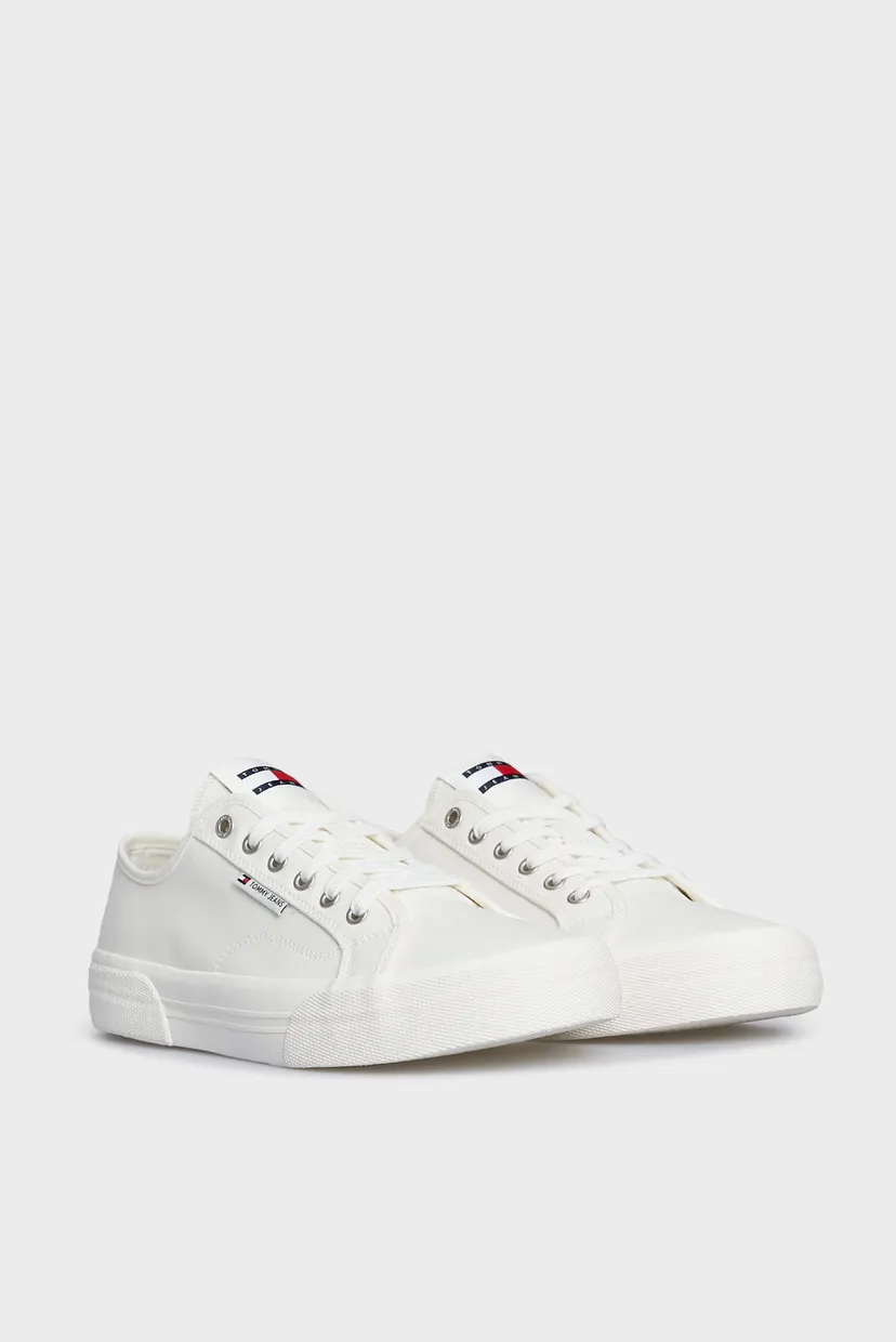 Чоловічі білі кеди TJM LACE UP CANVAS COLOR 3