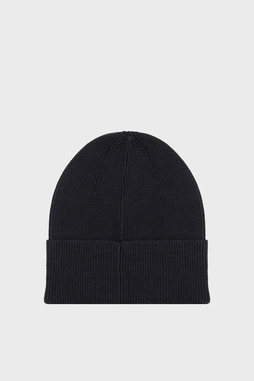 Чоловіча темно-синя шапка TH FOUNDATION COTTON BEANIE 3