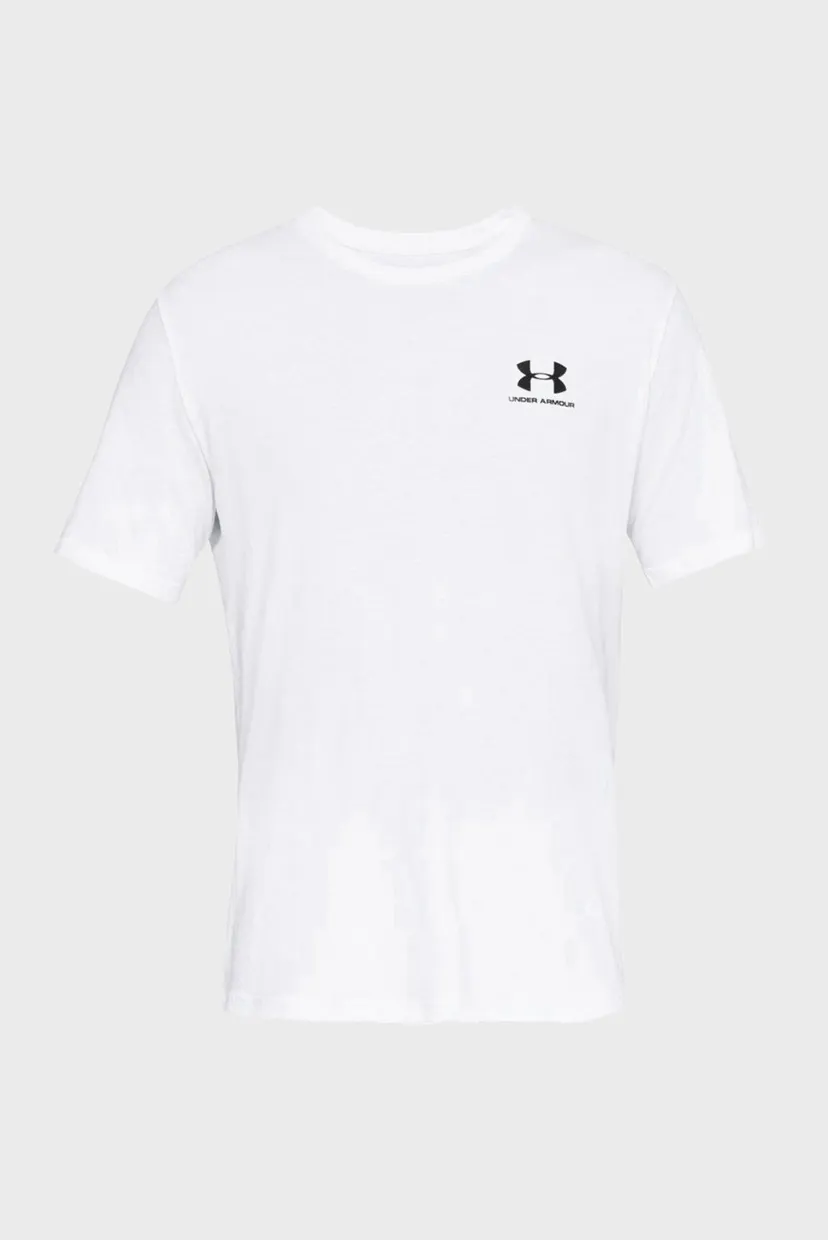 Мужская белая футболка SPORTSTYLE LEFT CHEST SS 5