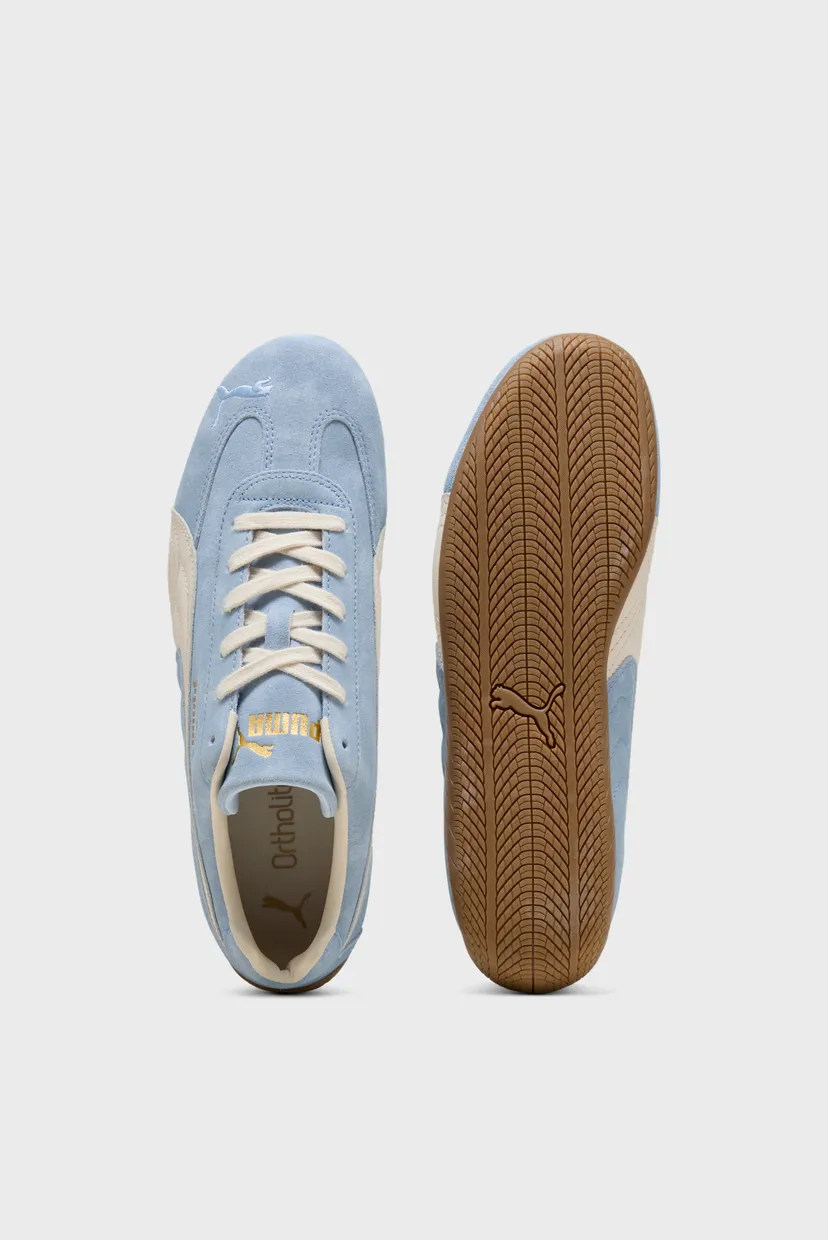 Голубые кожаные кроссовки Speedcat Faded Sneakers Unisex 5