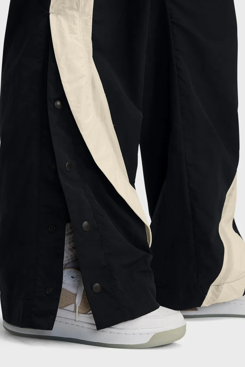 Женские черные спортивные брюки Icon Crinkle Tear-Away Pant 4
