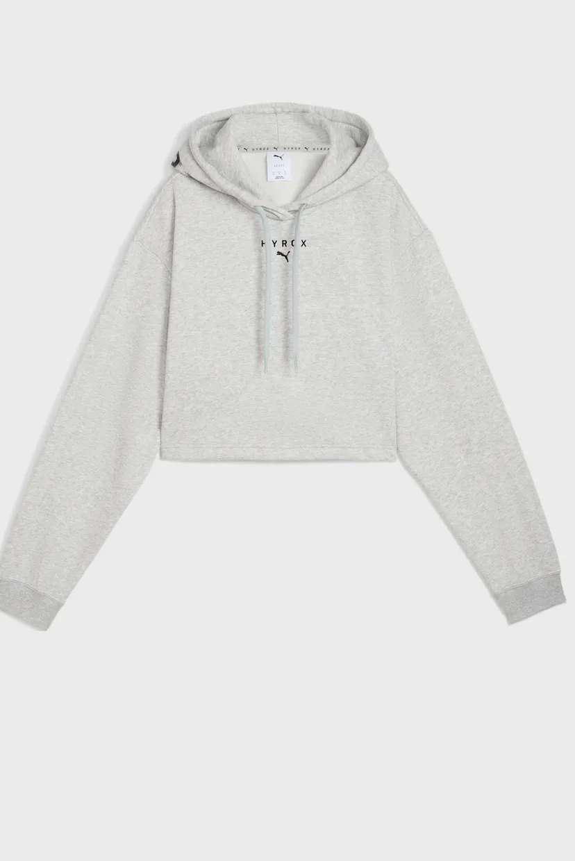 Жіноче світло-сіре худі PUMA x HYROX Heavyweight Hoodie Women 4
