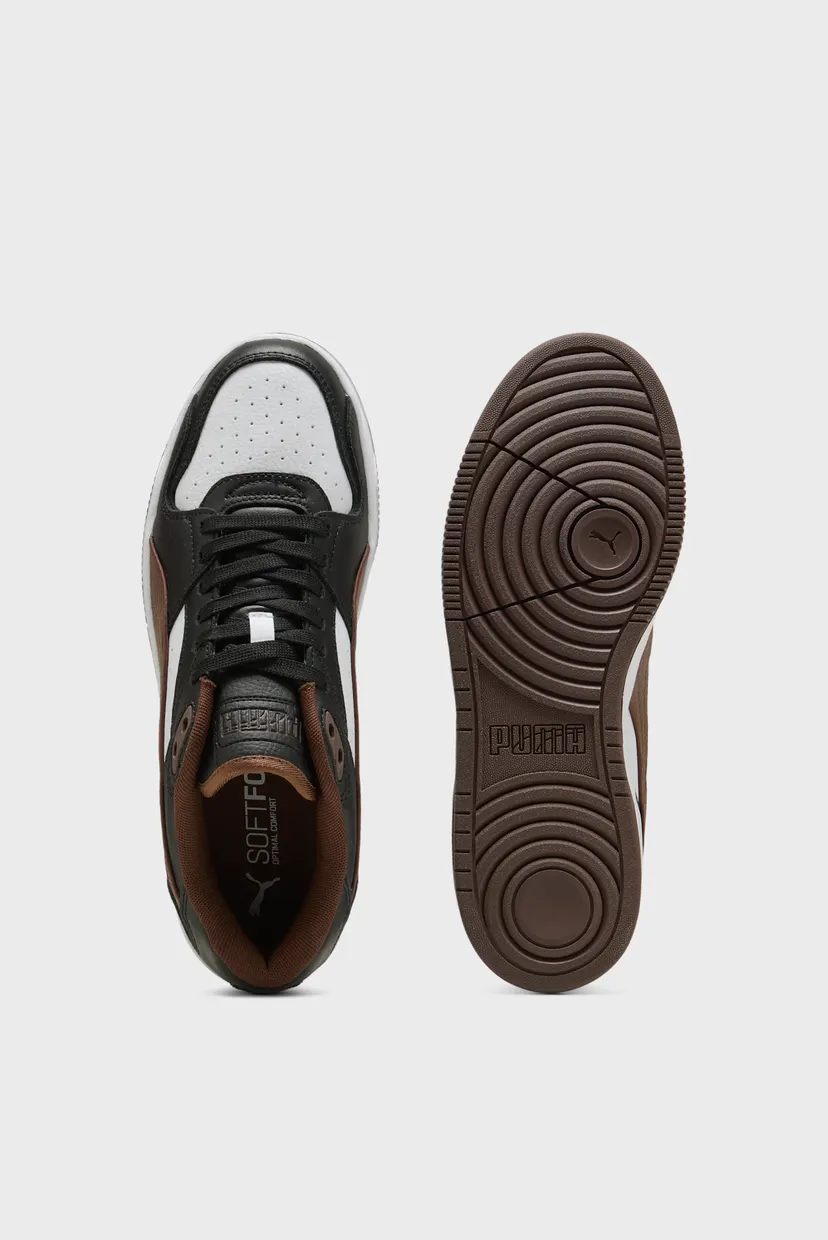 Черные кожаные сникерсы RBD Break Sneakers Unisex 4