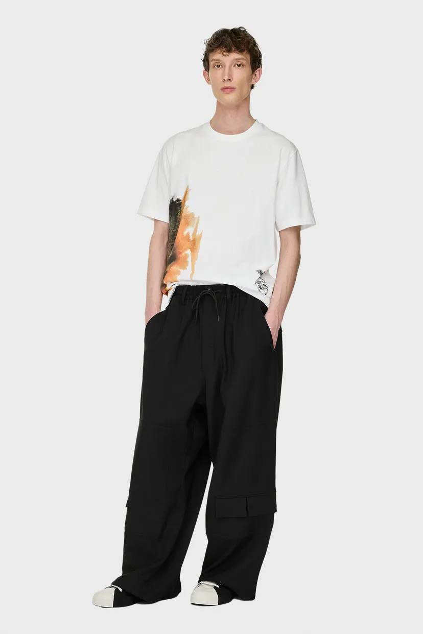 Белая футболка Y-3 AOP (унисекс) 4