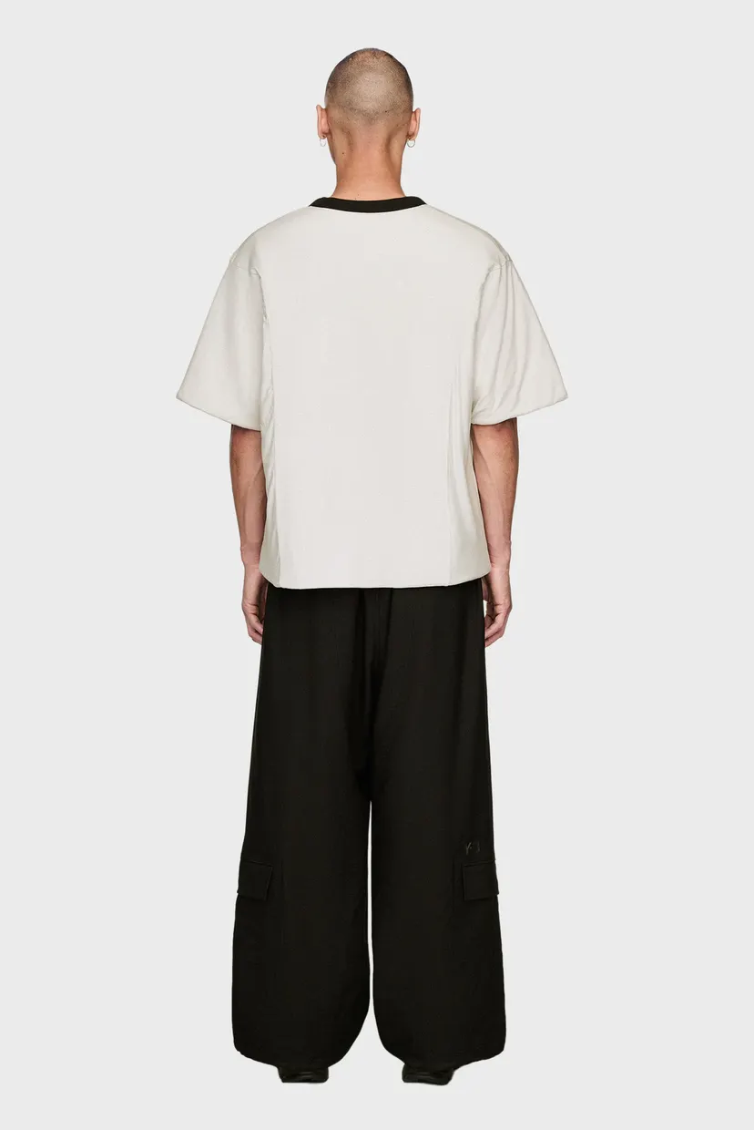 Белая футболка Y-3 Padded Short Sleeve 3-Stripes (унисекс) 3