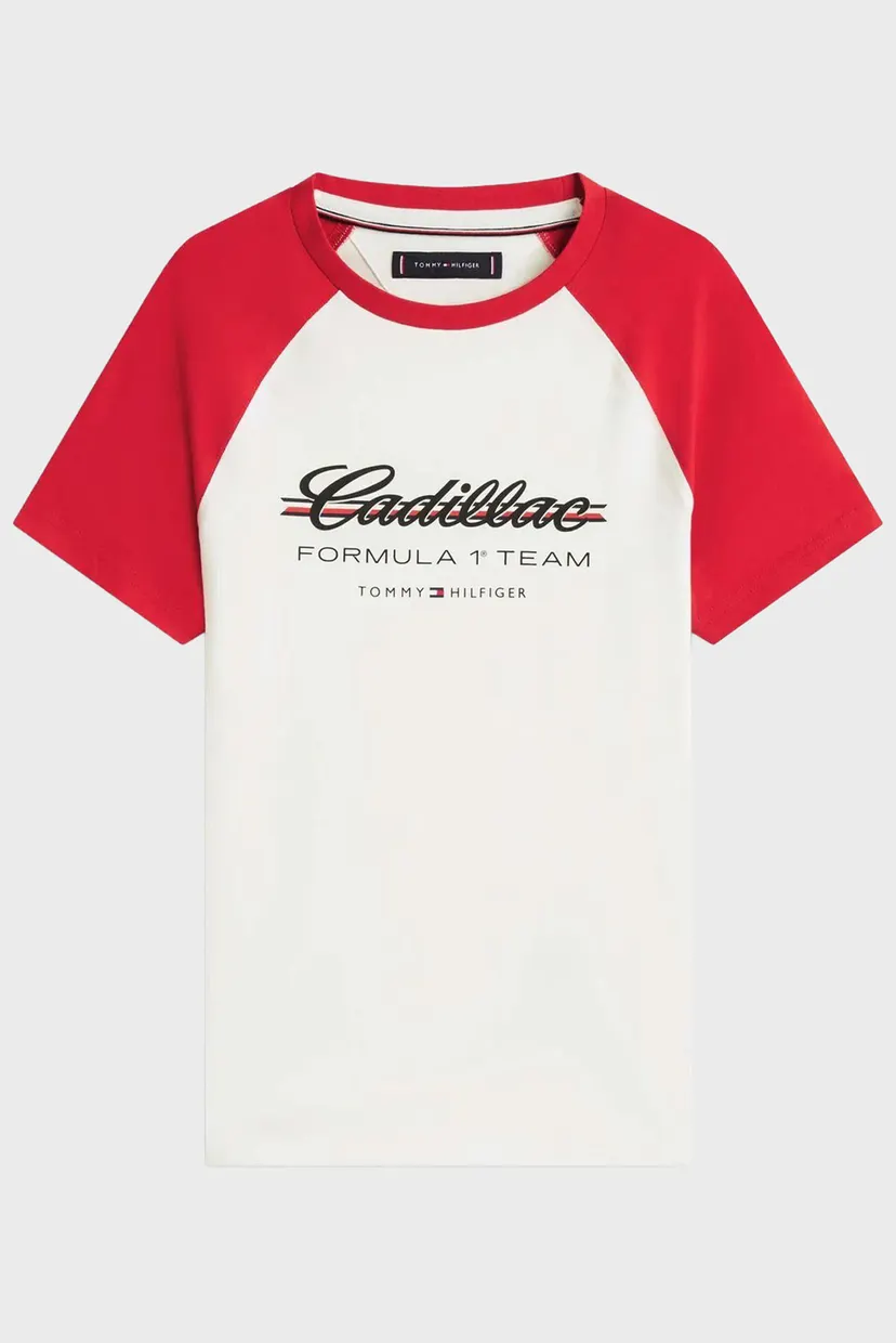 Жіноча біла футболка TH x Cadillac Formula 1® Team 6