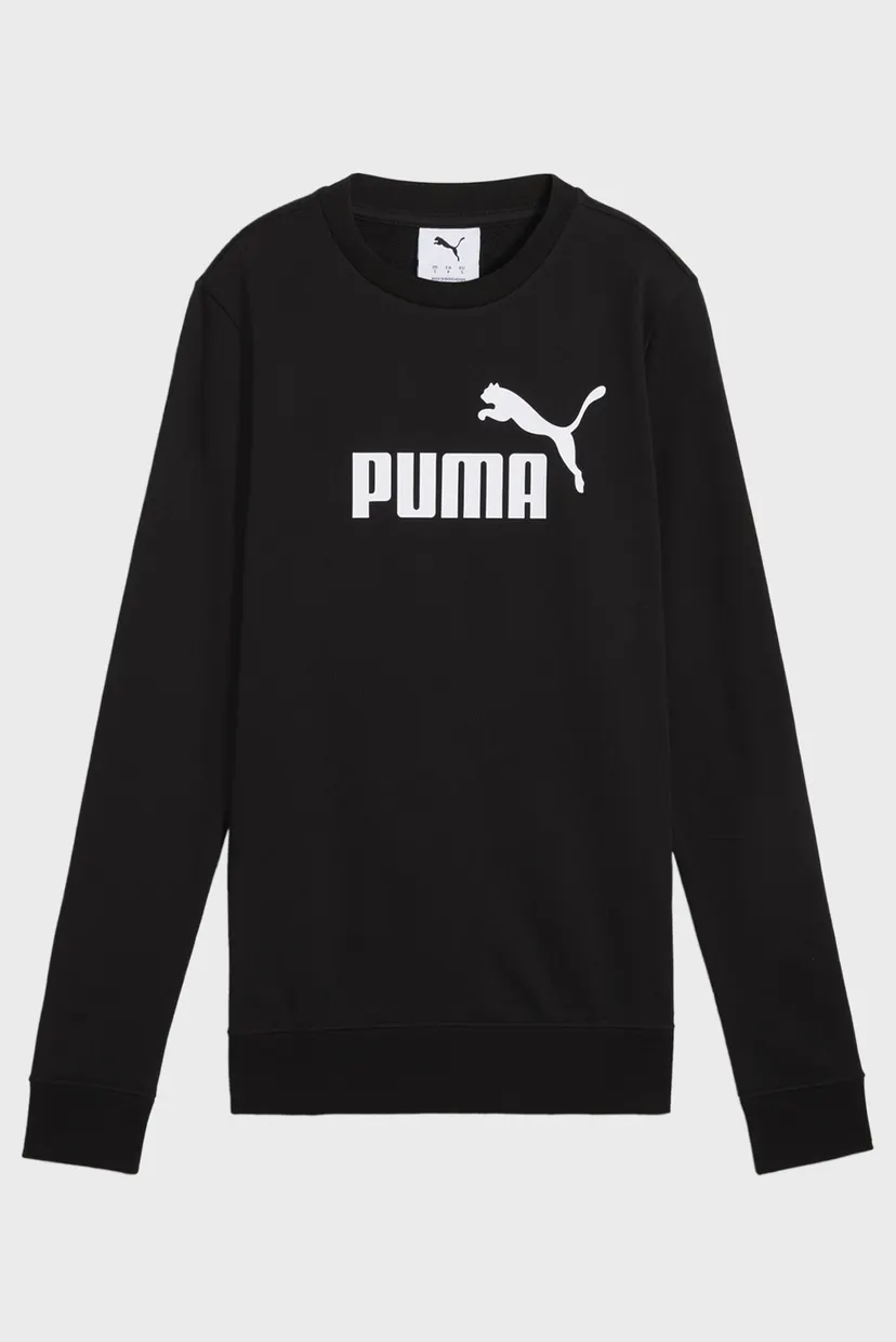 Женский черный свитшот Essentials No. 1 Logo Crew Women 4