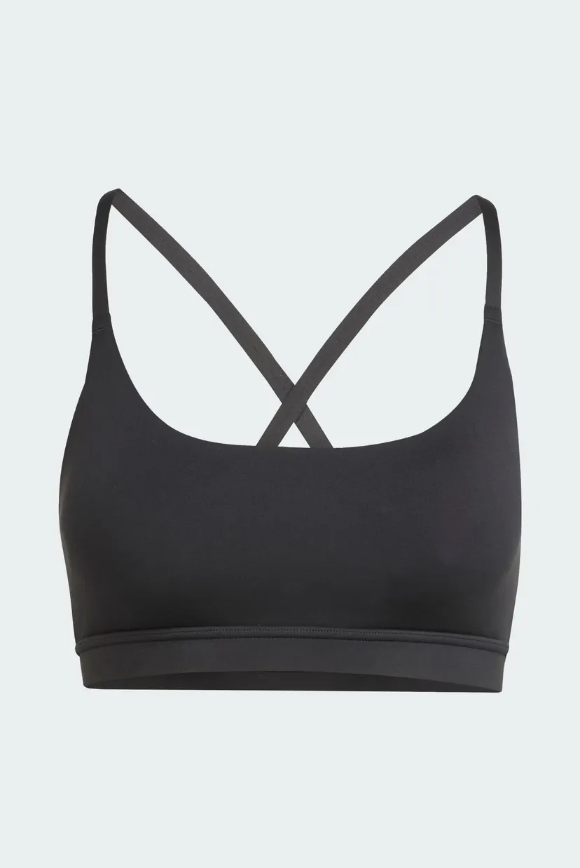 Жіночий чорний топ adidas All Me Light Support 6