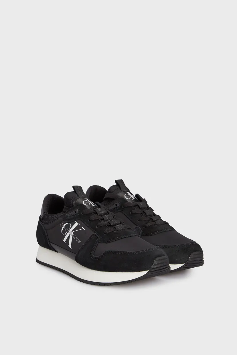 Женские черные кроссовки RUNNER SOCK LACEUP NY-LTH W 3