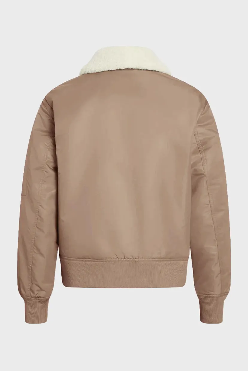 Чоловіча оливкова куртка AVIATOR SHERPA JACKET 7