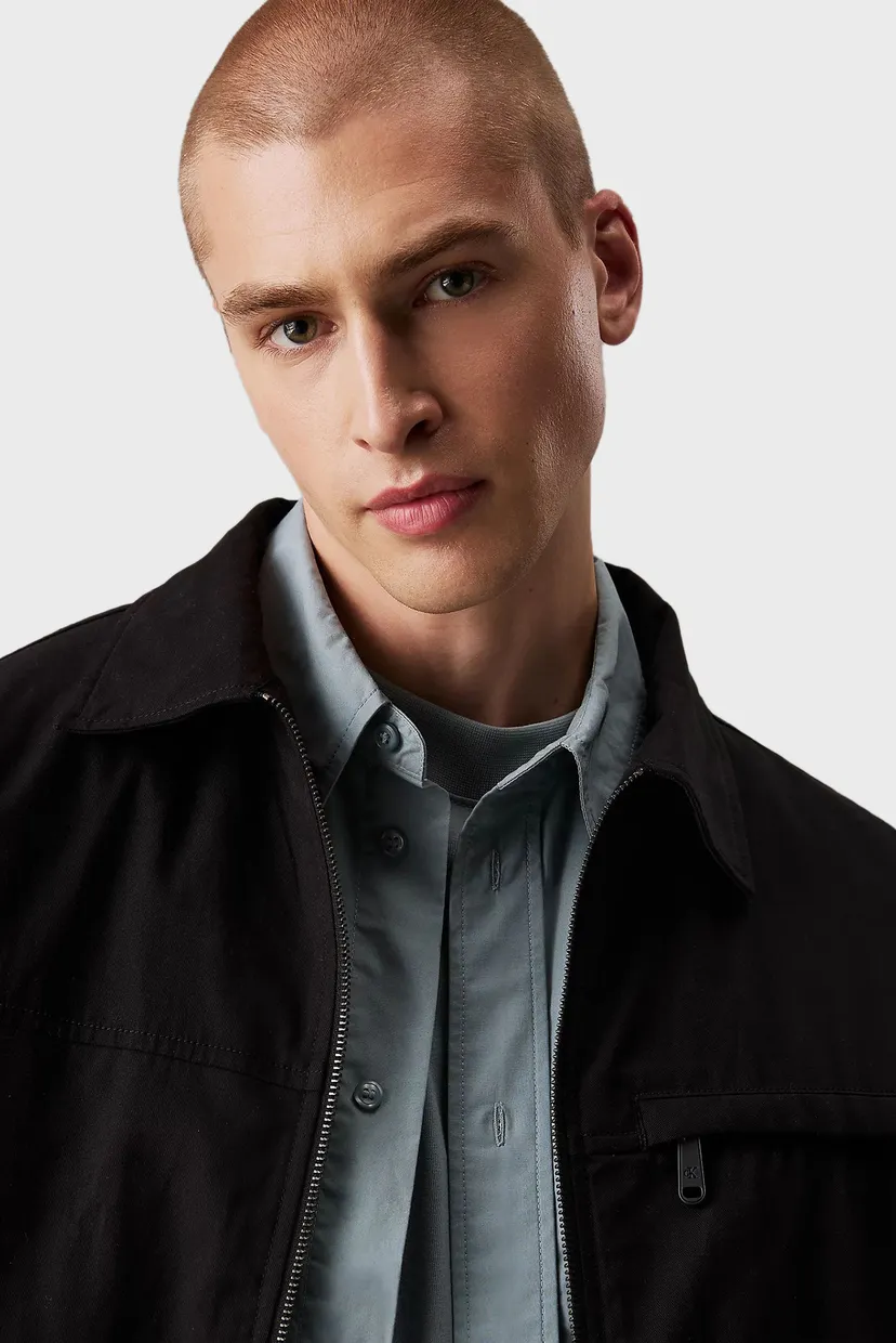 Чоловіча чорна куртка ZIP JACKET 4