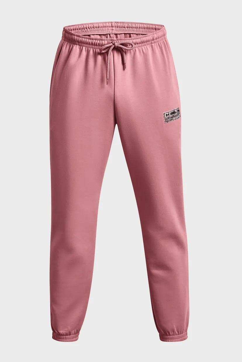 Розовые спортивные брюки UA Summit Knit Joggers (унисекс) 8