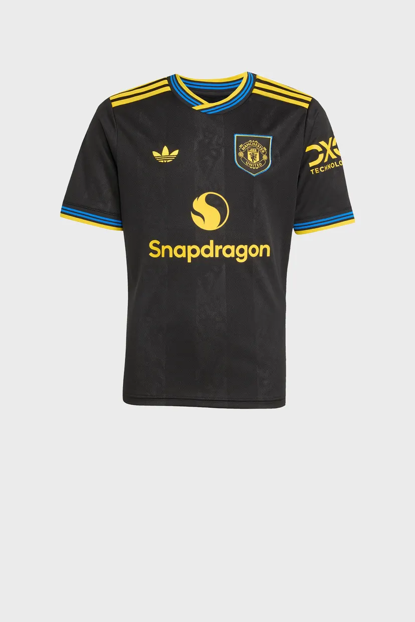 Детская черная футболка Manchester United 25/26 Third Kids 8