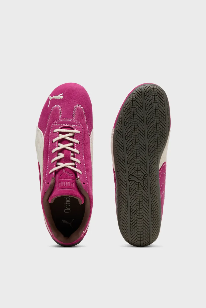 Женские малиновые замшевые кроссовки Speedcat Wine Club Sneakers Women 5