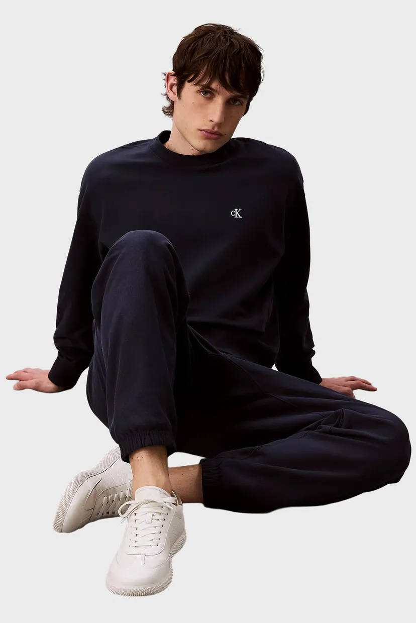 Мужские темно-синие спортивные брюки PREMIUM TERRY MONOGRAM 4