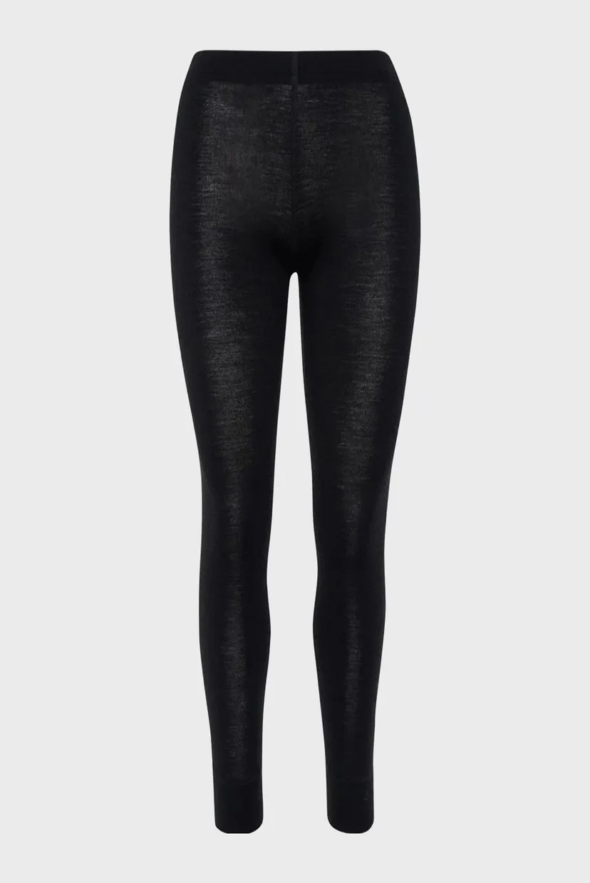 Жіночі чорні вовняні термобрюки MERINO WARM 3