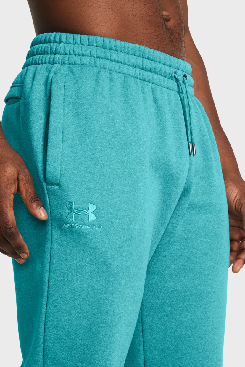 Мужские бирюзовые спортивные брюки UA Essential Fleece Jogger 4