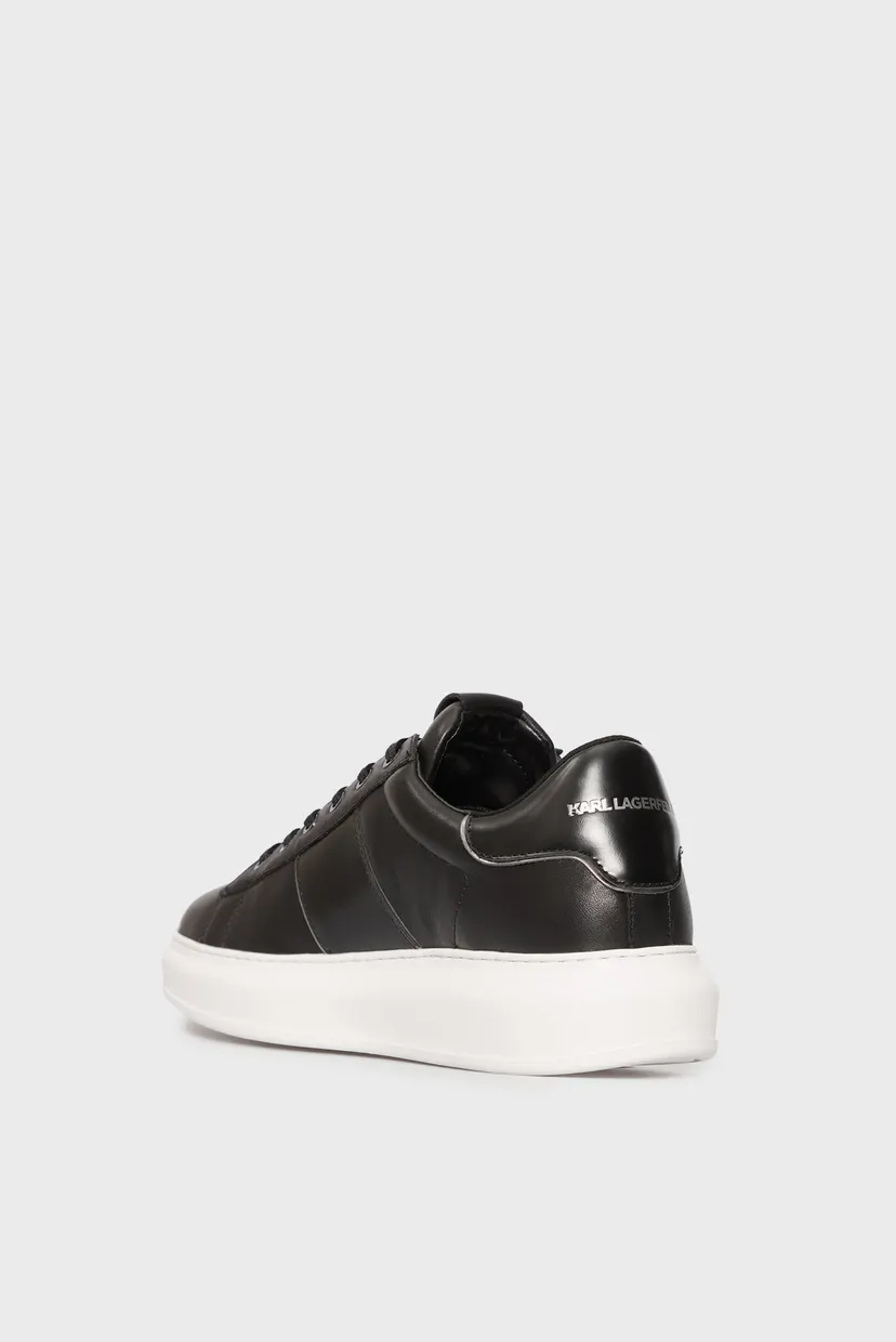 Мужские черные кожаные сникерсы KAPRI MENS 5