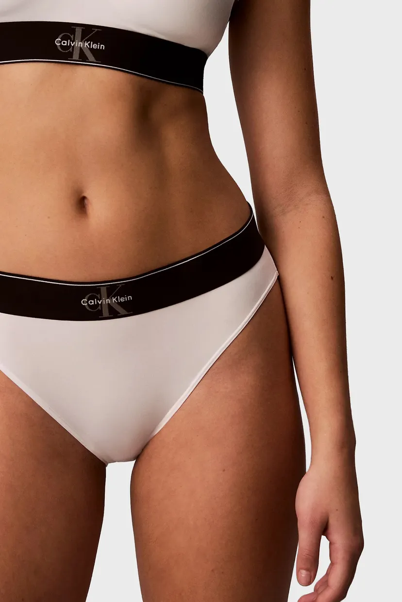 Жіночі білі трусики HIGH WAIST BIKINI 5