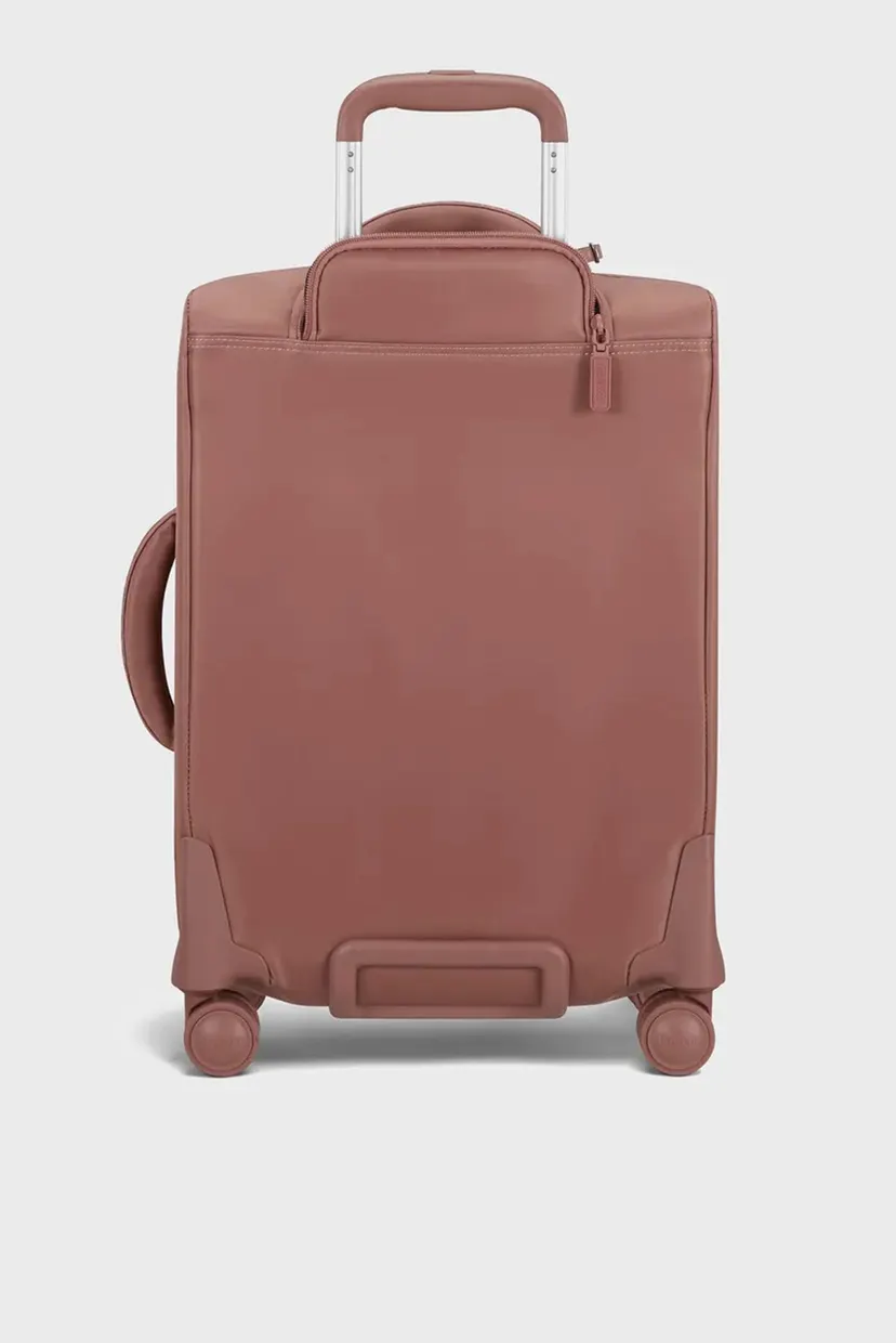 Женский пудровый чемодан 55 см PLUME ROSE BEIGE 4