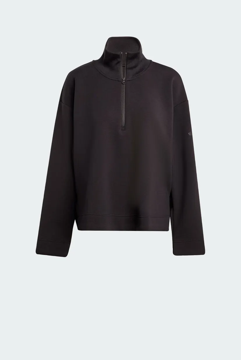 Женская черная спортивная кофта ALL SZN Soft Lux Quarter-Zip 6