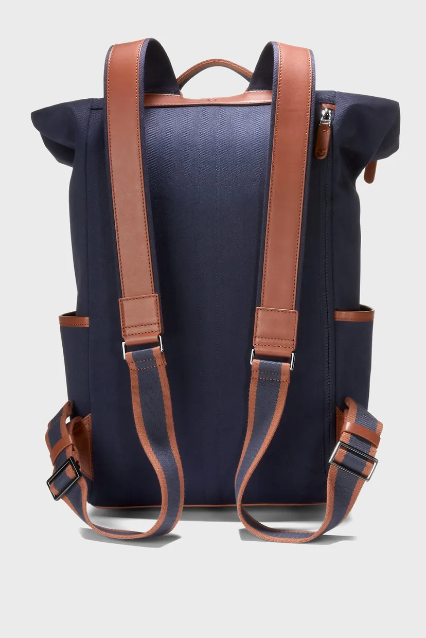 Чоловічий темно-синій рюкзак Judson Brushed Twill Backpack 3