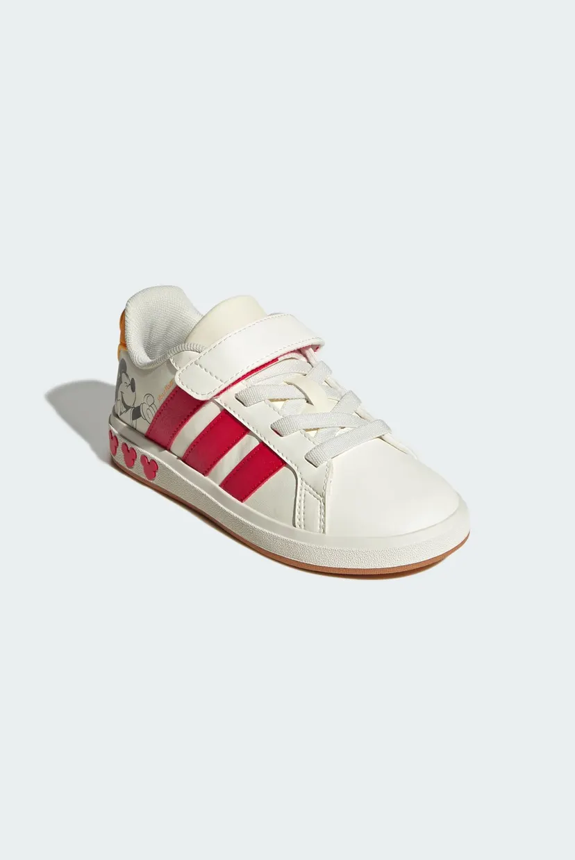 Детские белые сникерсы ADIDAS DISNEY MICKEY MOUSE GRAND COURT KIDS 4