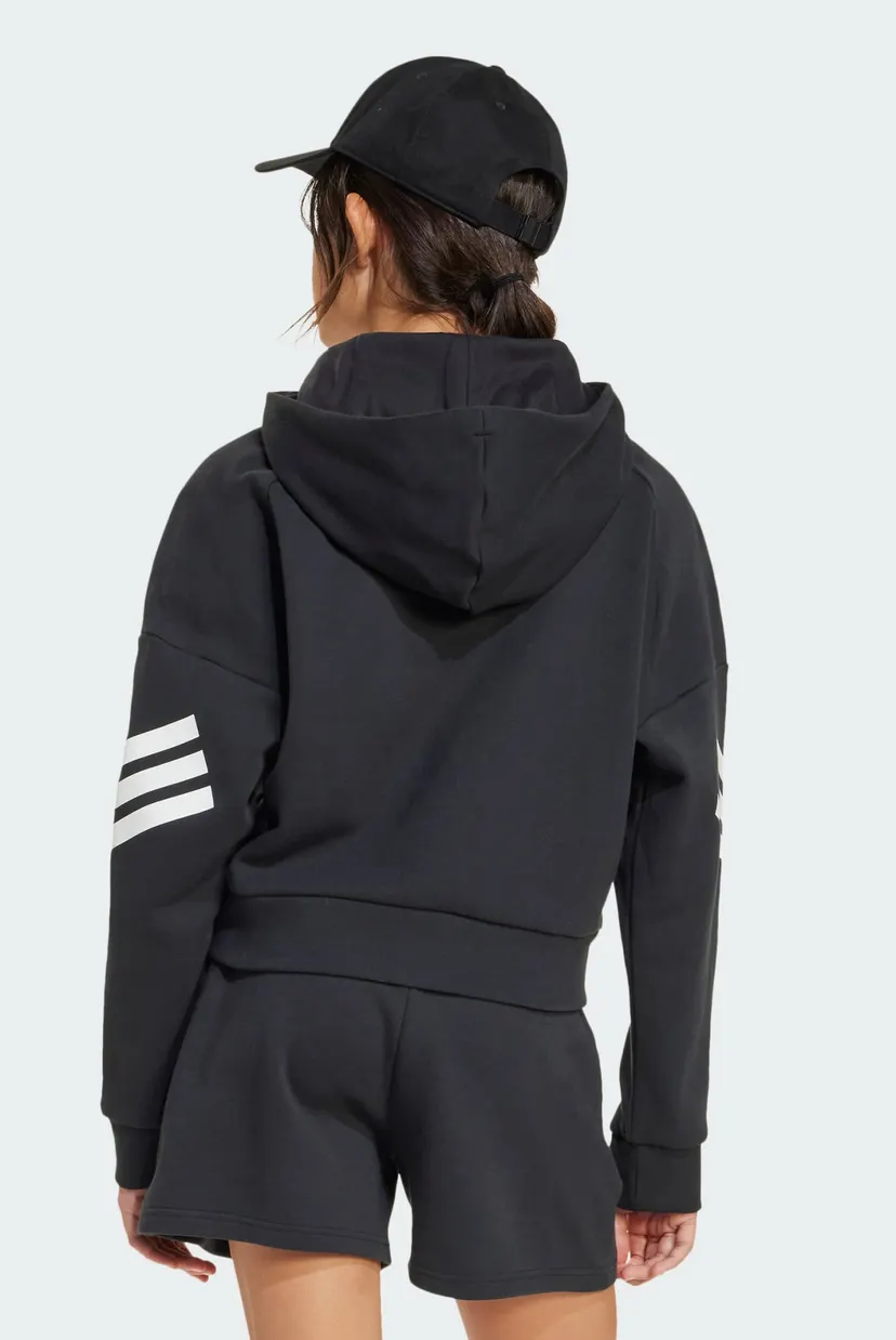 Дитяче чорне худі Future Icons 3-Stripes Kids 3