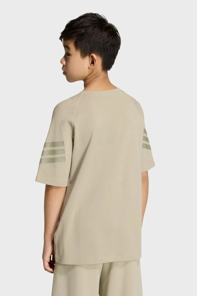 Дитяча бежева футболка FUTURE ICONS 3 STRIPES 3