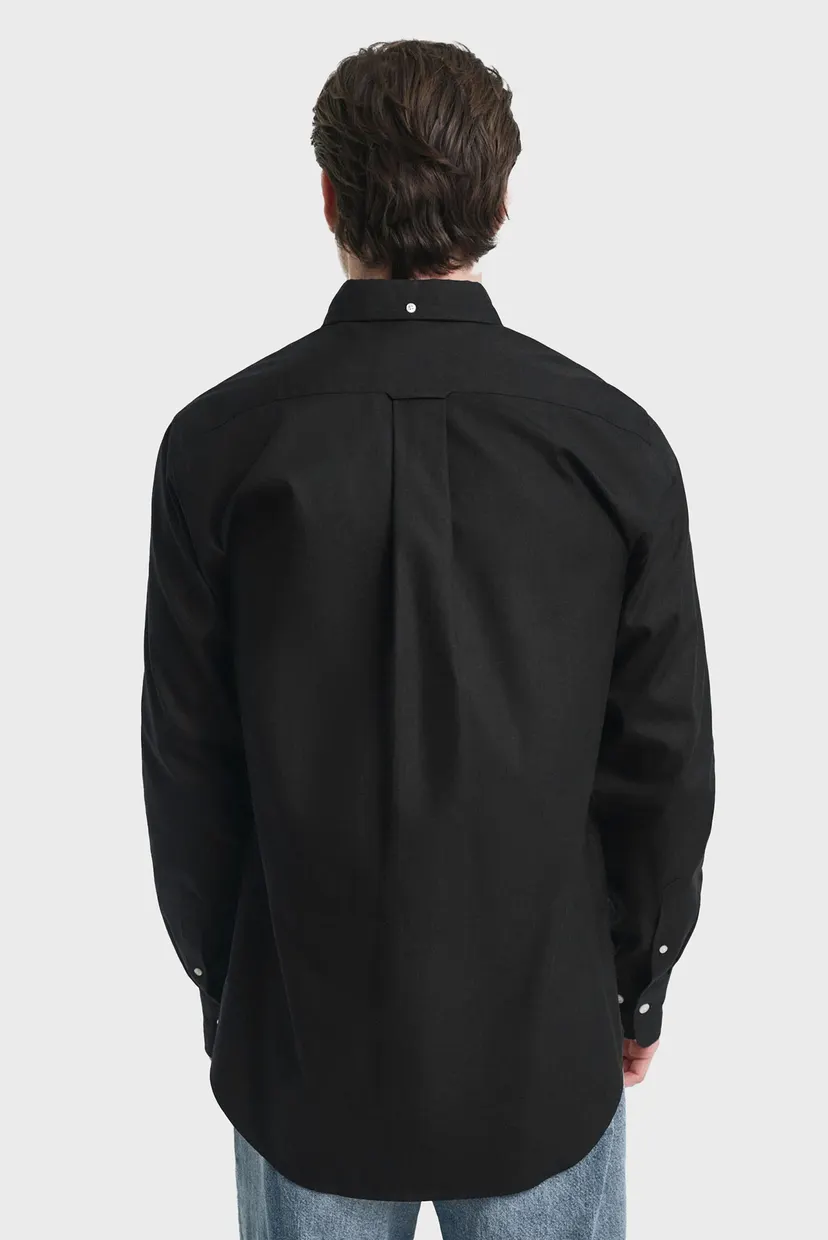 Мужская черная рубашка REG PINPOINT OXFORD 3