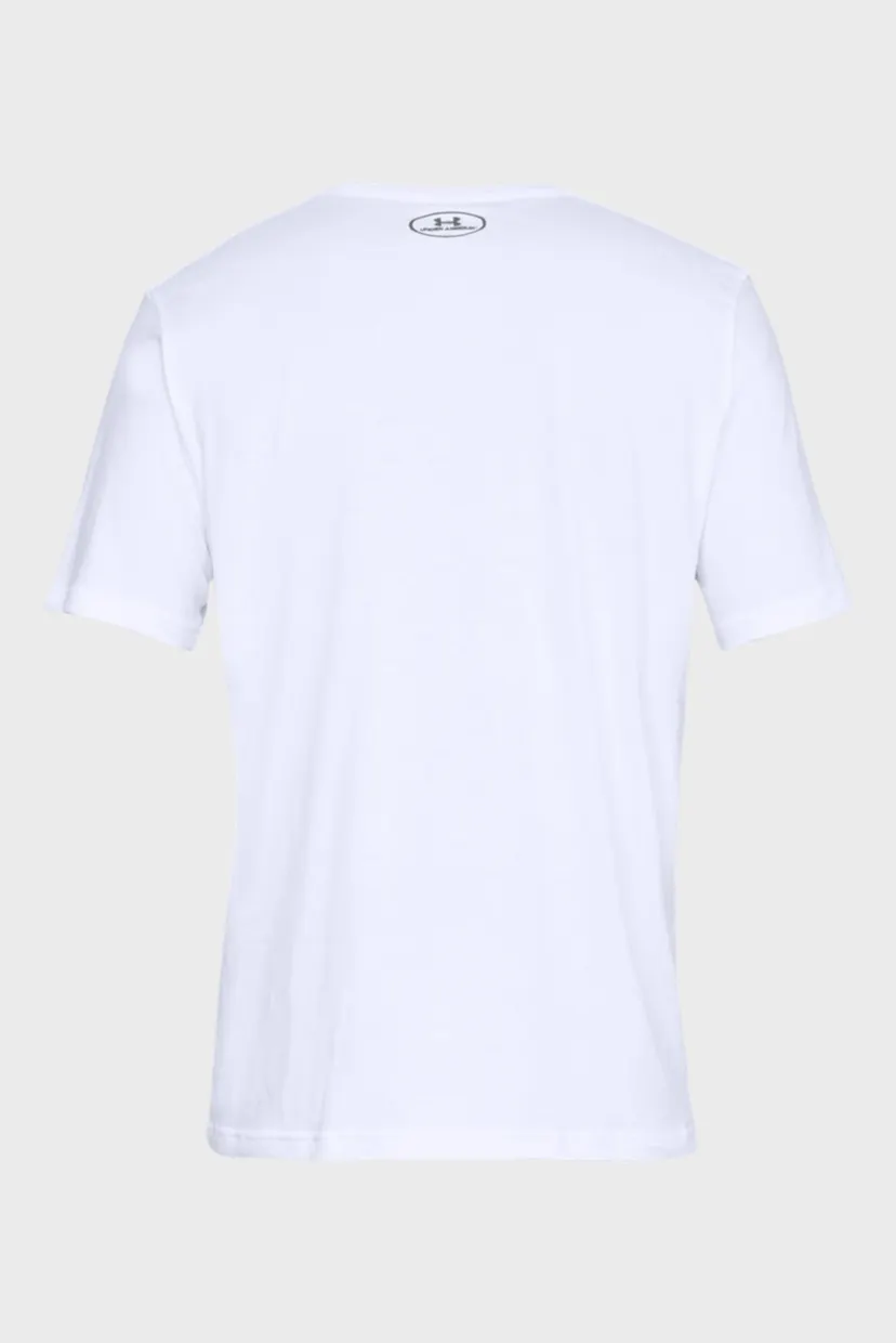 Чоловіча біла футболка UA TEAM ISSUE WORDMARK SS 6