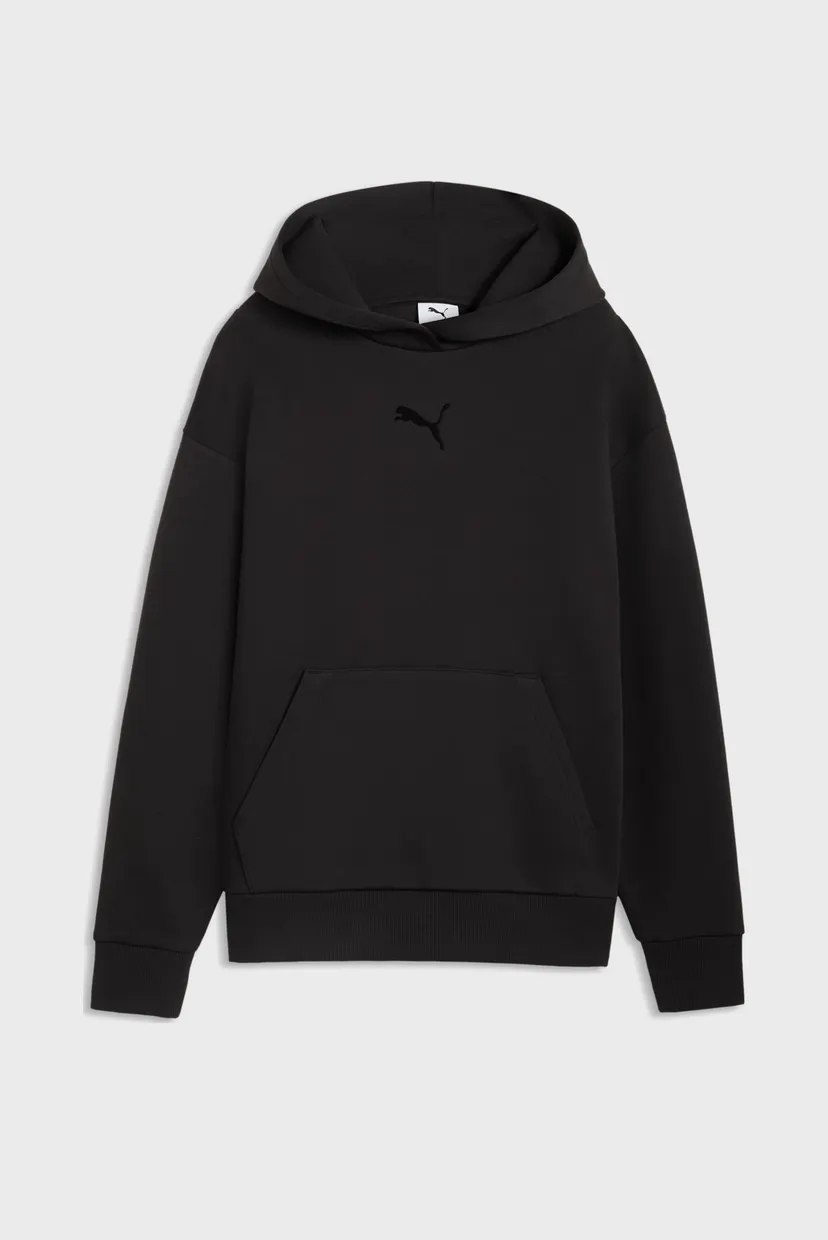 Жіноче чорне худі Essentials Elevated Relaxed Logo Hoodie Women 4